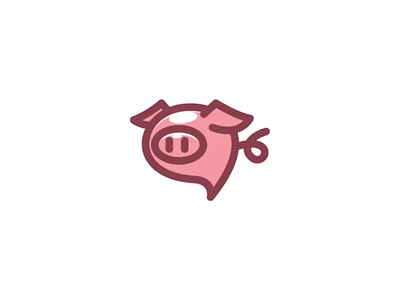 Porky chat logo concept brand branding design graphic graphic design illustration logo ui ux vector