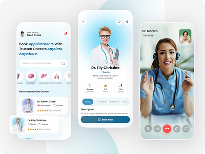 Health care app UI app ui clean doctor doctor app doctor appointment fintech ui food health care health care app medical minimal minimal ui ui