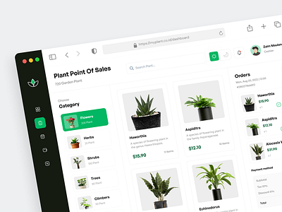 MyPlant - Plant POS Dashboard cashier crm dashboard dashboard farm dashboard garden greenhouse harvest invoice management dashboard order dashboard order management payment dashboard plant plant dashboard point of sales pos receipt sales dashboard