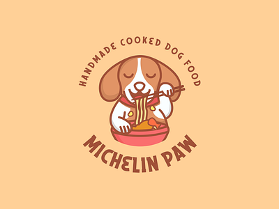 Michelin Paw - Logo 2d 3d 3d art abstract adobe adobe illustrator agency animation branding design dog food graphic design illustration logo mascot typography ui vector visual identity