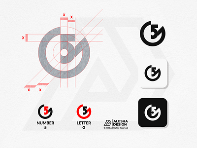 G5 or 5G Logo Design 5 5g brand business company concept corporate creative design element g g5 icon identity initials inspirations logo modern sign vector