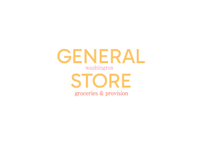 General Store branding general graphicdesign groceries logo logodesign store