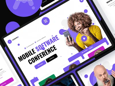 Confrix - Conference Website Template conference event landing page template webflow website