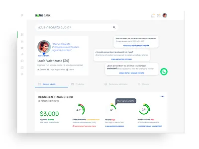 EFA Executive Financial Advisory by Soho bank app banking banking dashboard executive soho soho ui soho ux