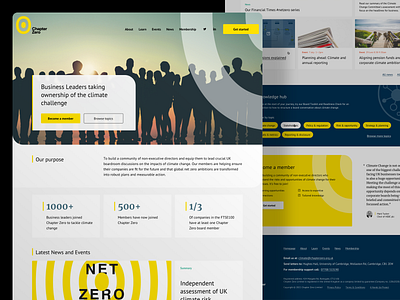 Chapter Zero Website Design charity design ui ux web website