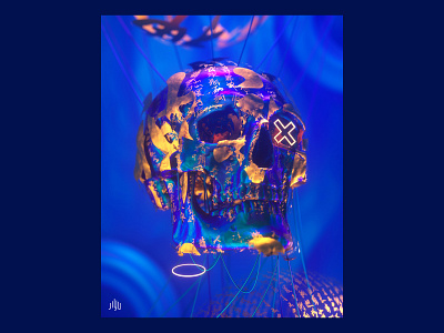 Skull-X c4d cinema4d illustration maxon octane visual design