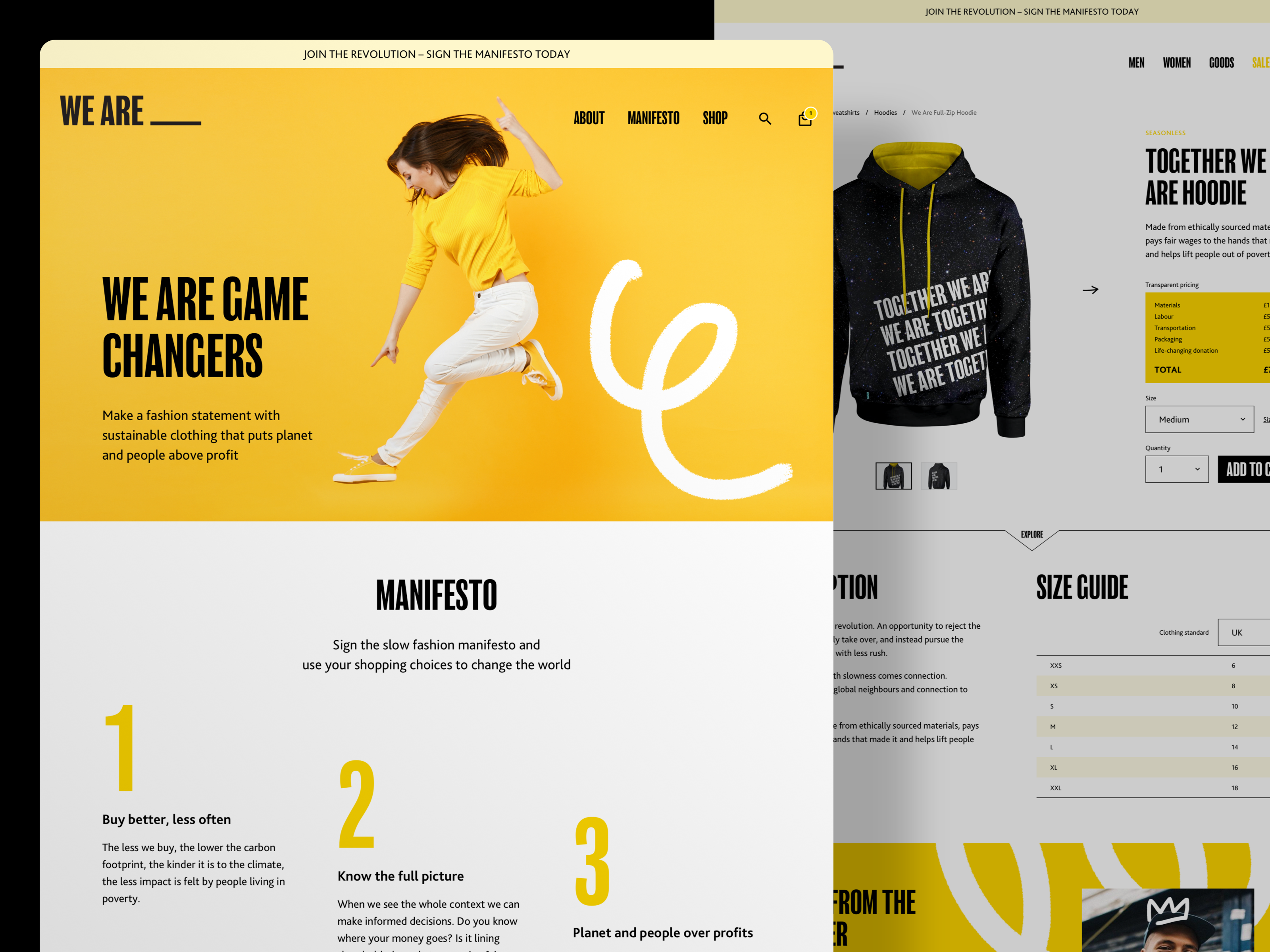 Example of Unlimited UI Design, Weekly