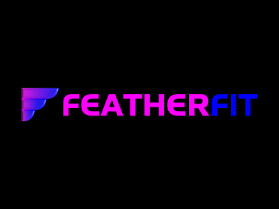FeatherFit - Fitness Studio Logo Concept branding design feather fit illustration logo logoconcept vector