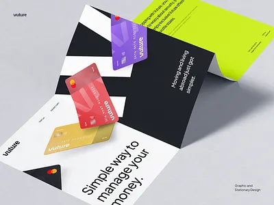 VUTURE - Graphic & Stationary agency atm card bank bank card brand branding card design credit card design finance graphic graphic design illustration logo mockup slabpixel stationary ui vector
