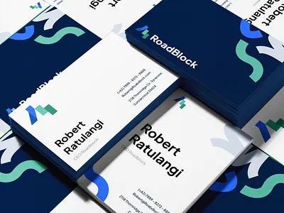 Roadblock - Branding & Logo brand branding case study clean figma fresh identity logo mark strategy symbol vector visual identity