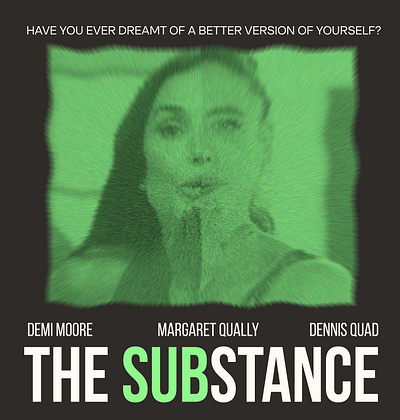 Movie Poster, The Substance film film cover film poster movie movie poster oscars the substance