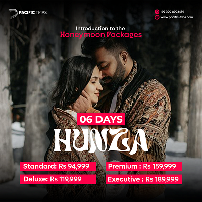 Honeymoon Trips Carousel Ads For Pacific Trips ad creative couple honeymoon ads modern new