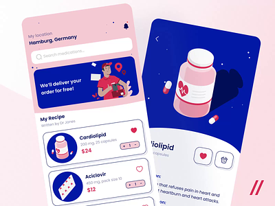 Medicine Delivery App designs, themes, templates and downloadable graphic  elements on Dribbble