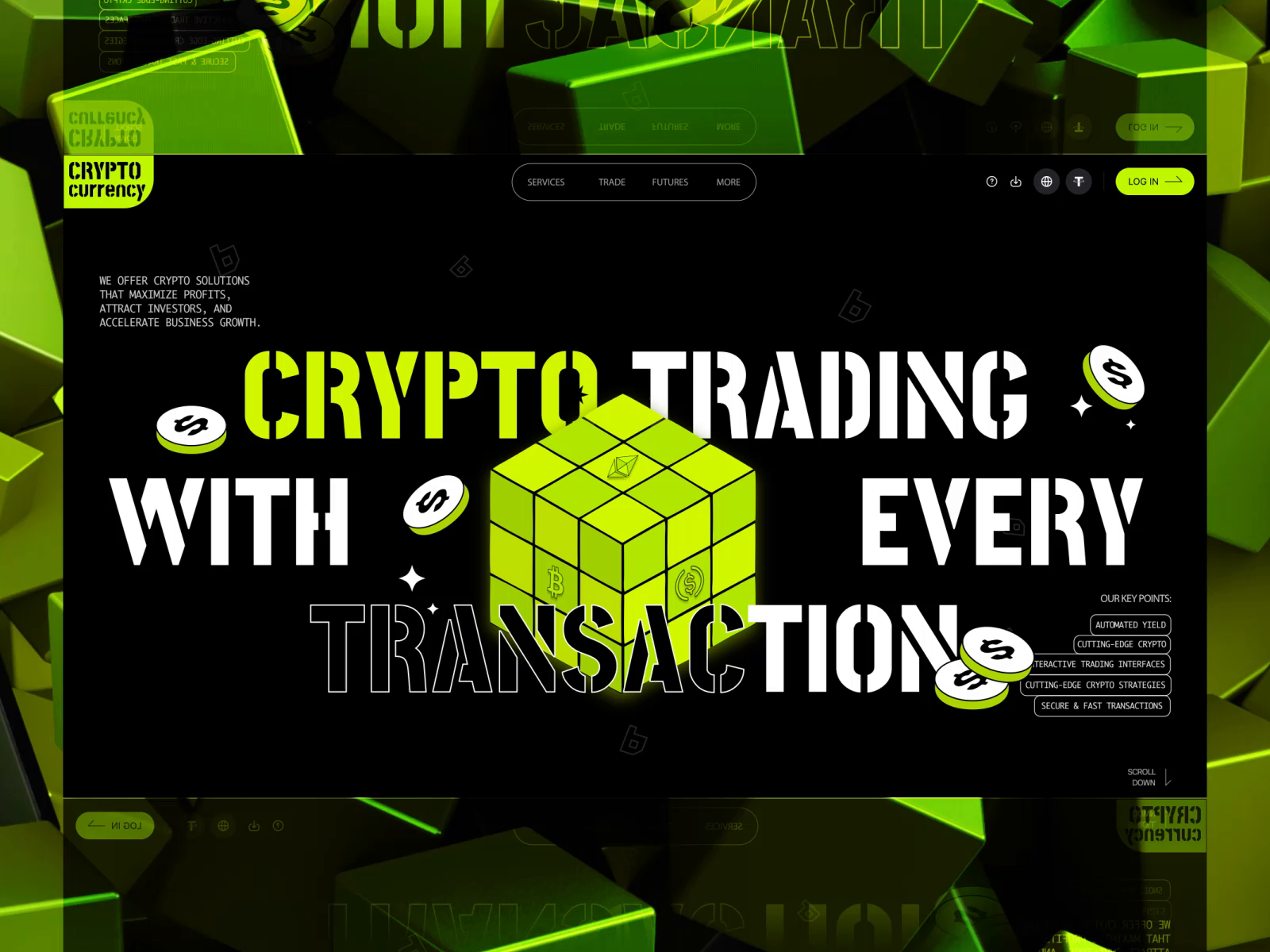 Crypto Trading Platform Website Design by Gapsy Studio on Dribbble