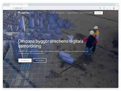 Video splash/hero webpage optabim.com video video hero