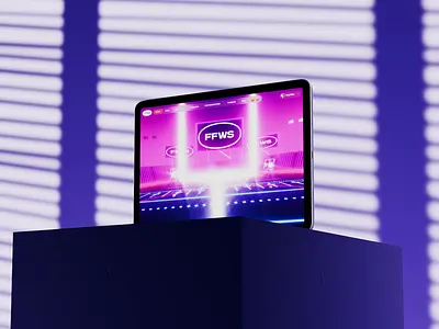 FFWS Analytics 3d animation book design football interface ipad slide sport video web