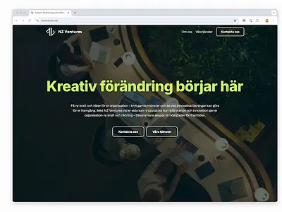 NZ Ventures – Sleek & Professional Consultant Webpage consultant consultant webpage video video hero