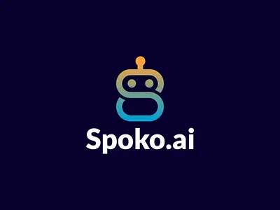 S_Robot_Ai_logo ailogo brandiderntity branding brandmark companylogo design graphic design illustrator logo robotlogo sletterlogo tech