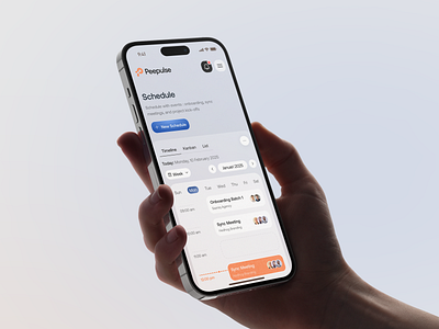 Peepulse - Ultimate HR Scheduling Companion analytics mobile hr human resource human resource mobile design management mobile design mobile design schedule hr schedule management ui