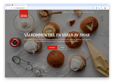 Recipe Website Design hero section khoisangourmet landing page recipe recipe design recipe website