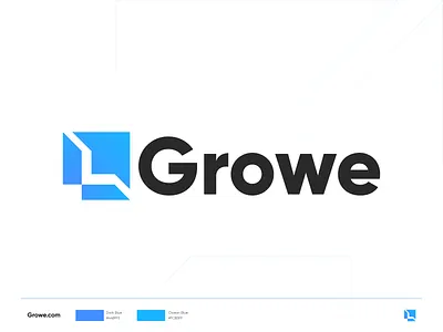 Logo/Branding Design for Growe. abstract abstract logo adobe app logo arrow arrow logo brand brand design brand identity branding branding design chart icon logo logo design logodesign logotype minimal minimalist logo vector