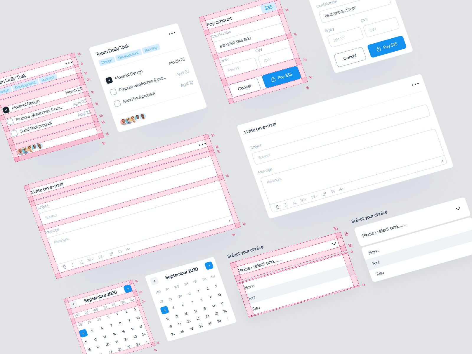 Grid System_UI Components by Halal Lab on Dribbble
