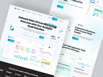 Dabang- data analytics Landing page Design agency analytics chart dashboard data design graph homepage landingpage layout management data minimal page ui ui design web design