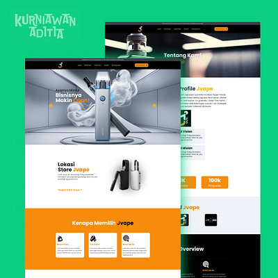 Corporate Site for Jvape app concept app design product design ui design uiux design ux design vape apps design vape store vape website web design vape