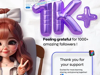 Thank you psot design for linkedin branding graphic design linkedin post motion graphics post design social media thank you post ui