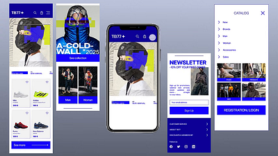 TB77 E-Commerce animation app branding design interface moblle ui ui ui design ux