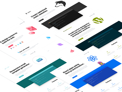 A set of Landing Pages and Documentation Websites clean code design system development email fuzzymail gopablo interface landing design landingpage react responsive typography ui web web design webdesign website wordpress wordpressify