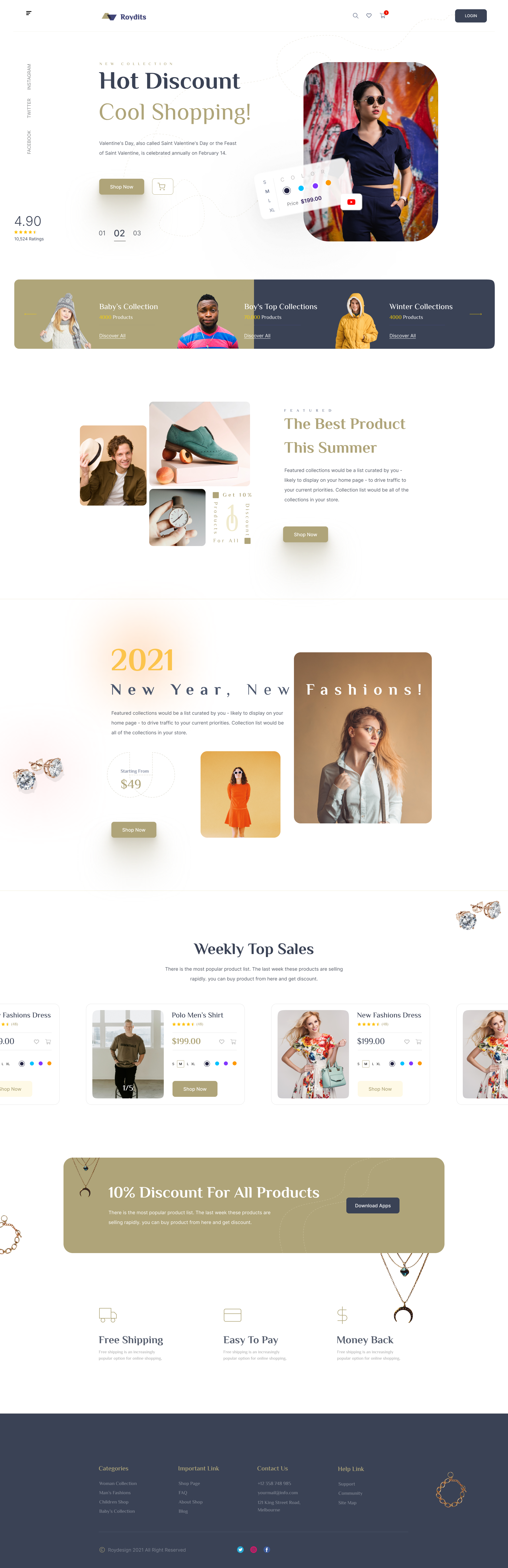 Example of Word Press Design & Development (3 Page)