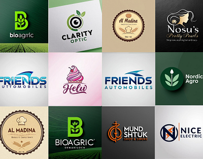 All Kind of logo design all kind of logo design automobile logo beauty logo bio organic logo electric logo ice cream logo logo designer smoke logo