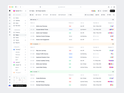 Task List app design issue list list ui management project table task task app to do ui ui design ux ux design web design