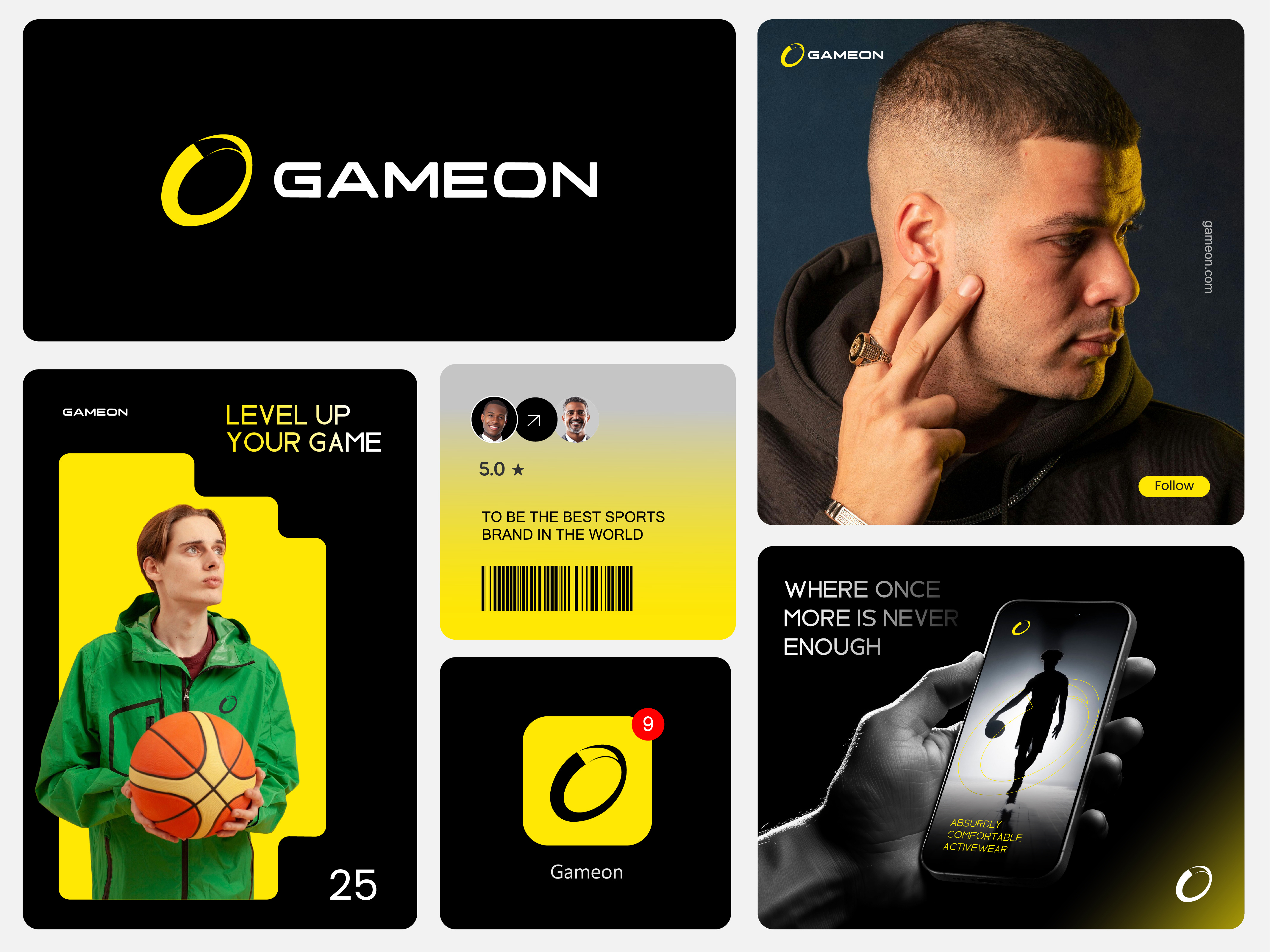 Example of Logo Design & Full Brand Identity Kit