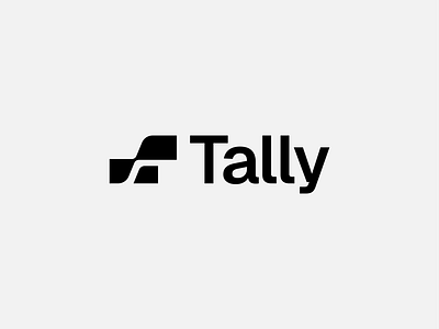 Tally Logo Design ai logo brand design brand identity branding dynamic logo lettermark logo logomark minimalist logo movement logo startup logo t logo tech logo technology logo type y combinator