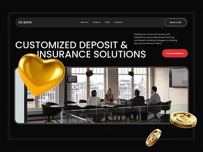 DS BANK - UX & UI Design and Website Development 3d animation app design banking brand identity branding cover image design figma financial graphic design illustration logo motion graphics prototyping ui user interface ux uxui web design