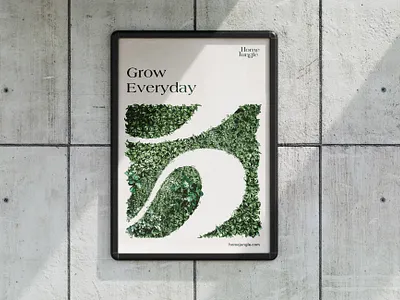 Home Jungle Poster adds branding creative digital e commerce graphic design plants poster design