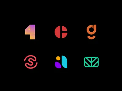 Logo Marks #3 abstract branding icon logo logo design marks modern simple vector