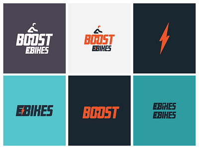 Boost EBikes { logo design } artwork bicycle branding concept design e bikes graphic design illustration logo logo design ui