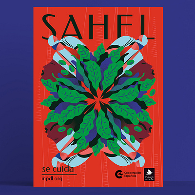 MPDL. Sahel Alive advertising graphic design illustration vector