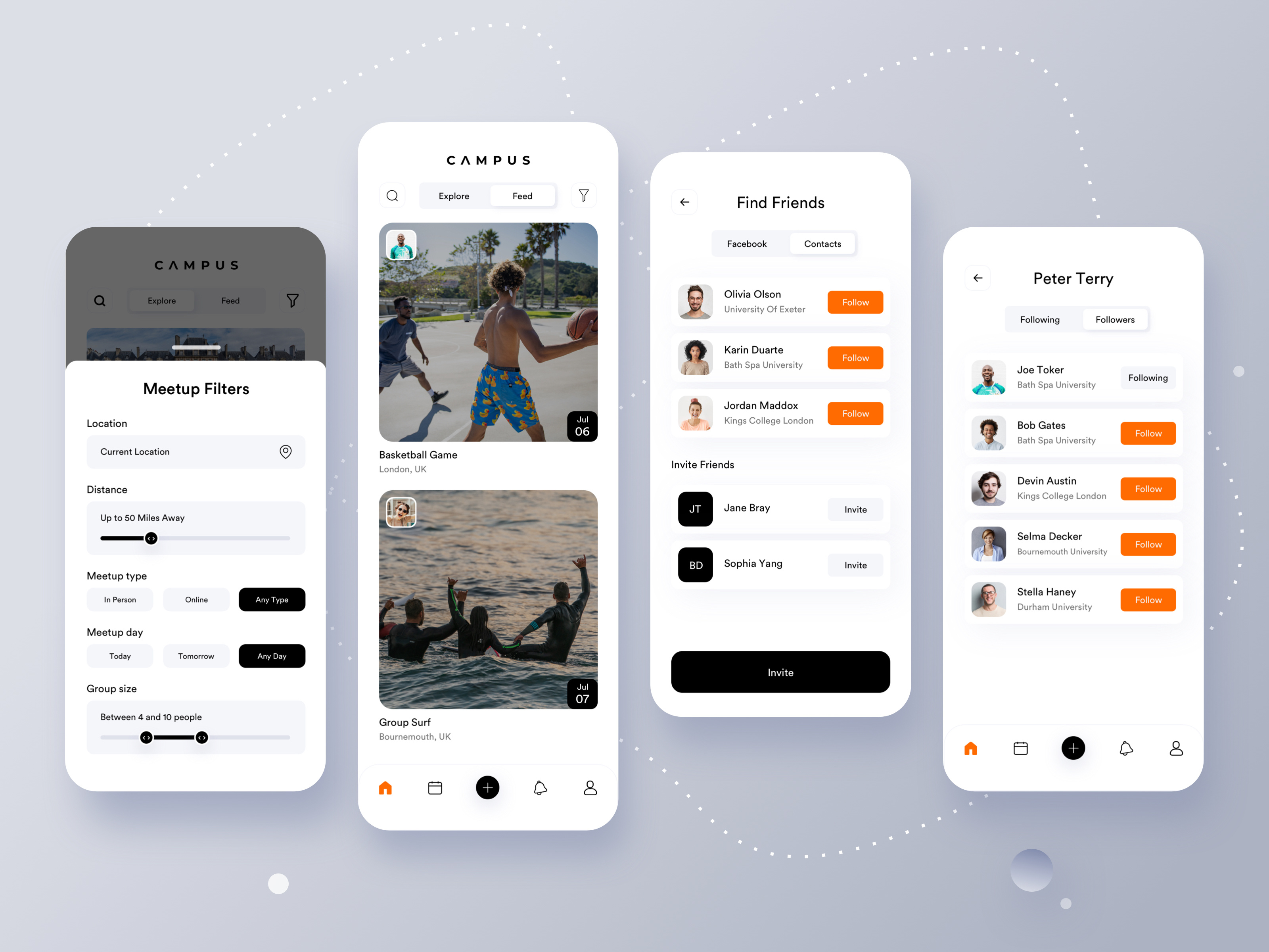 Example of Mobile App UI UX Design (20 Pages)