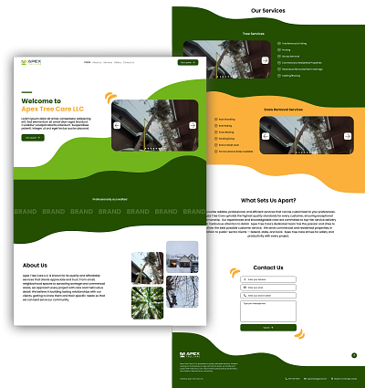 Apex Landing Page landingpage ui website