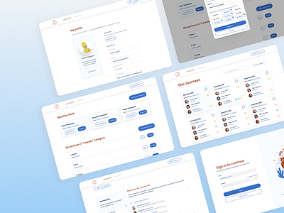 The Biggest Ask admin panel agency component design dashboard design graphic design healthcare mockup mother pregnancy surrogacy surrogate ui uiux ux web