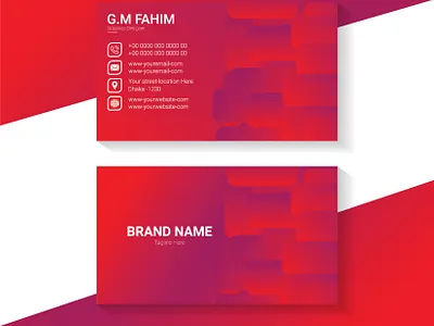 Professional Business Card Design brochure business card card flyer id card illustrator logo photoshop poster