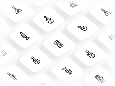 Myicons✨ — Music Instruments vector line icons pack design system figma figma icons flat icons icon design icon pack icons icons design icons library icons pack interface icons line icons sketch icons ui ui design ui designer ui icons ui kit web design web designer