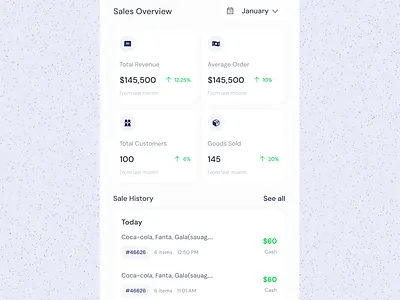 Sales dashboard dashboard marketing record sales ui