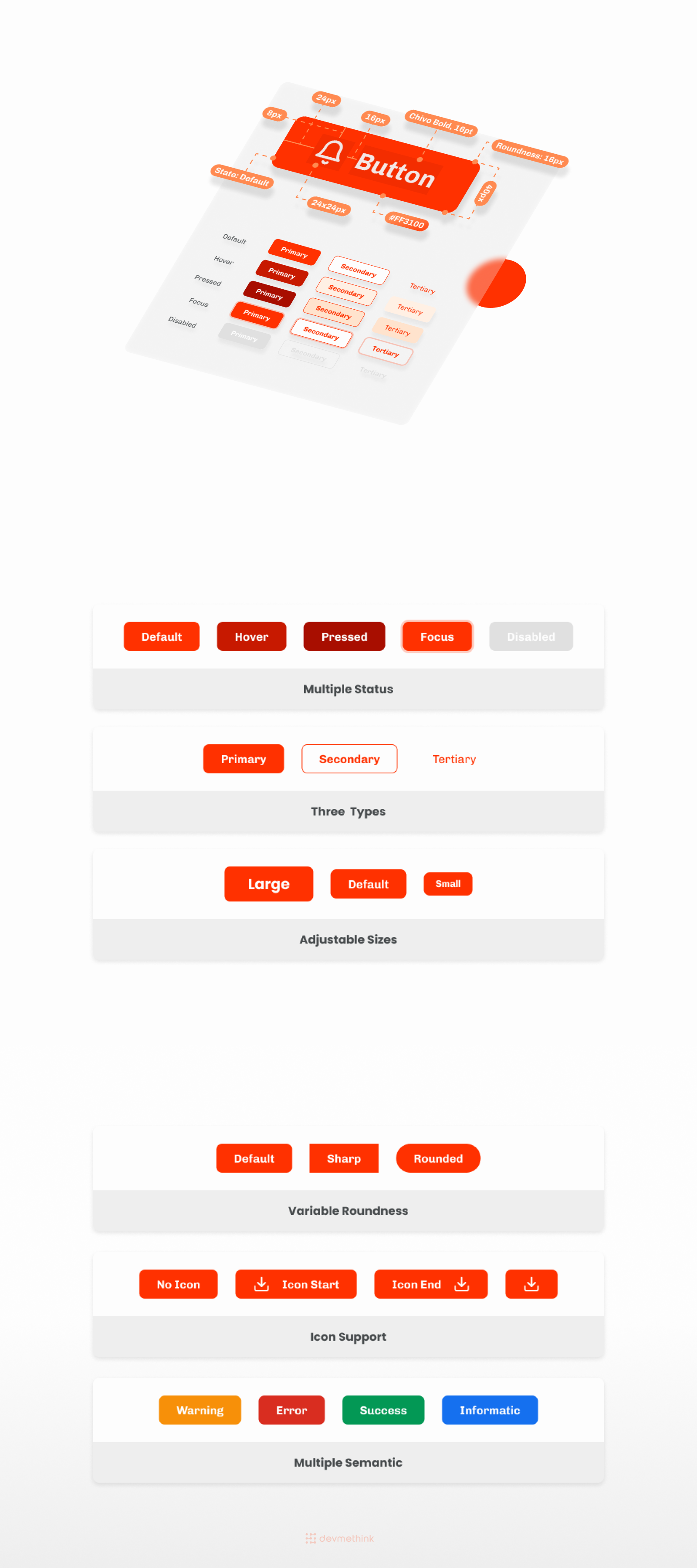 Single UI - Buttons app branding design design system ui