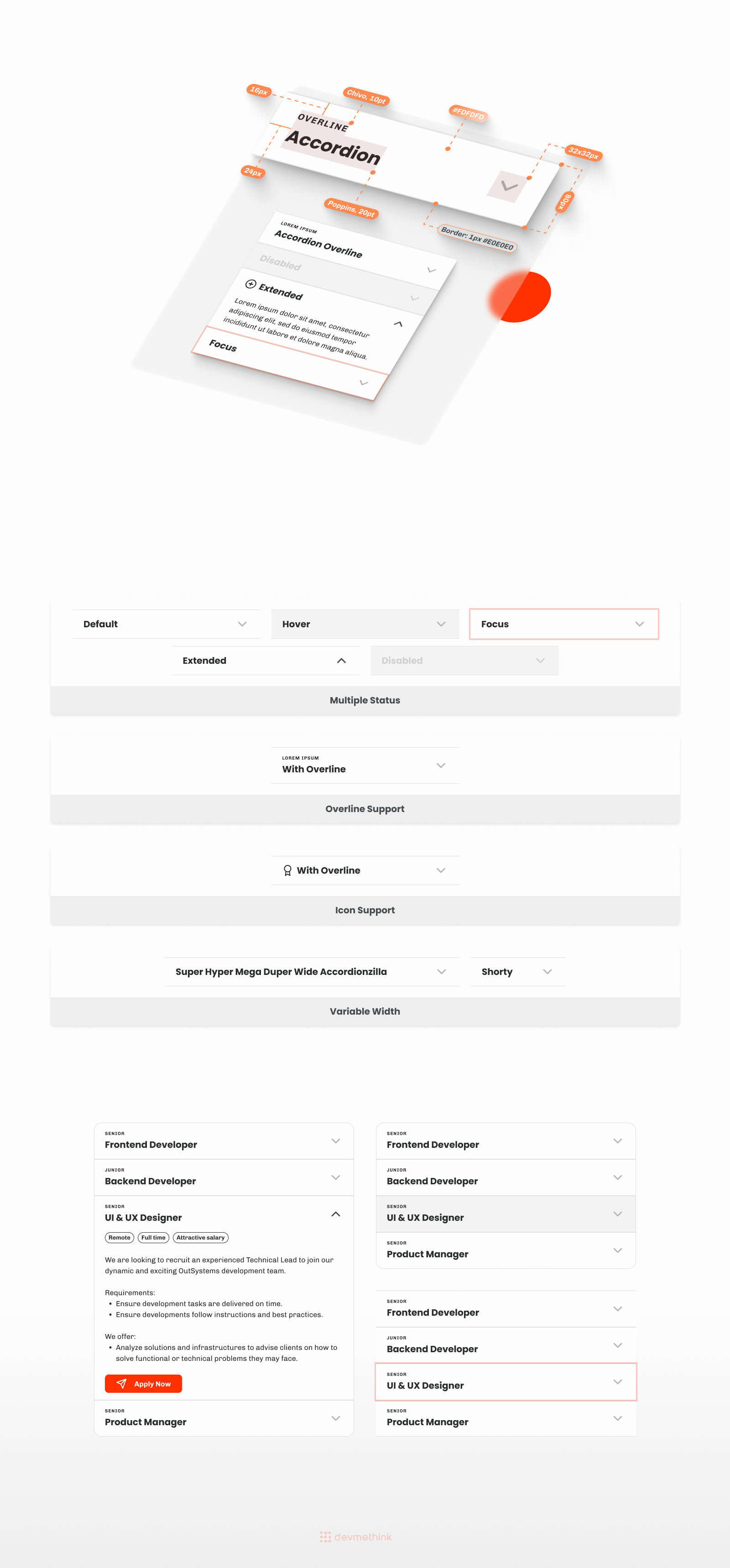 Single UI - Accordion accordion app branding design design system ui