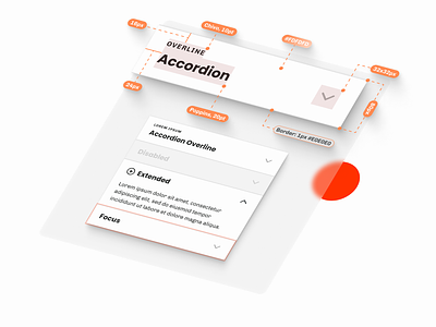 Single UI - Accordion accordion app branding design design system ui
